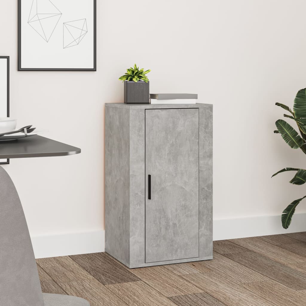 Buffet Gris béton 40x33x70 cm Bois d'ingénierie - XIOS