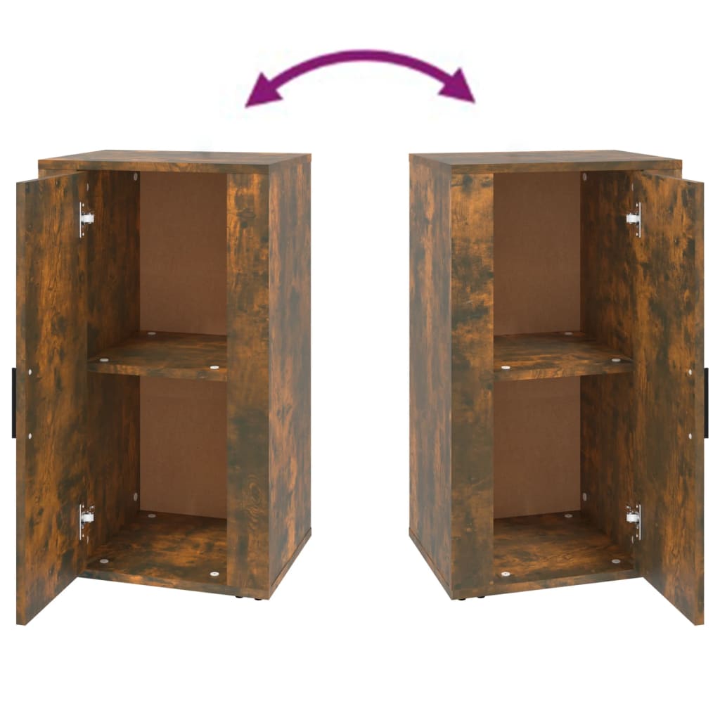 Buffet Chêne fumé 40x33x70 cm Bois d'ingénierie - XIOS