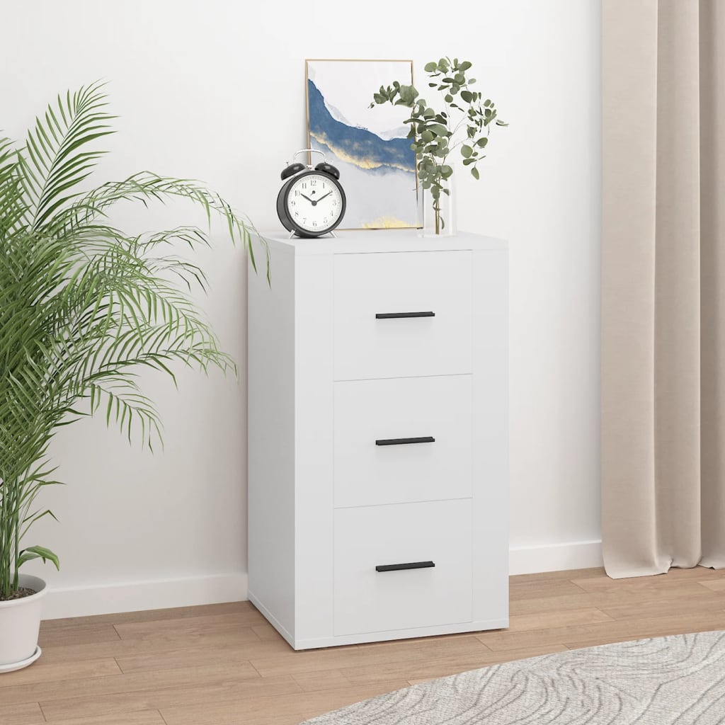 Buffet Blanc 40x33x70 cm Bois d'ingénierie - XIOS