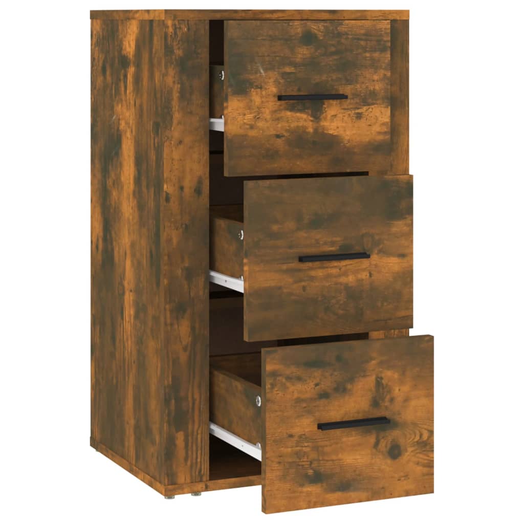 Buffet Chêne fumé 40x33x70 cm Bois d'ingénierie - XIOS