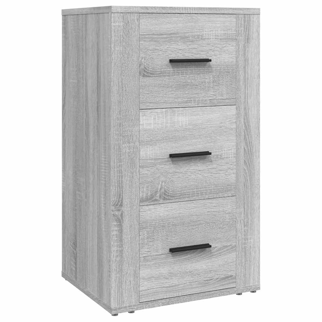 Buffet Sonoma gris 40x33x70 cm Bois d'ingénierie - XIOS