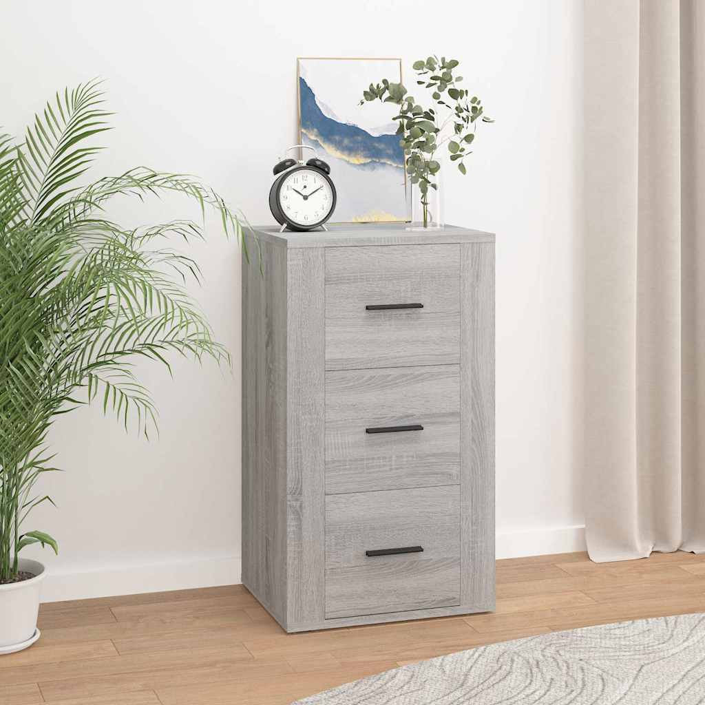 Buffet Sonoma gris 40x33x70 cm Bois d'ingénierie - XIOS