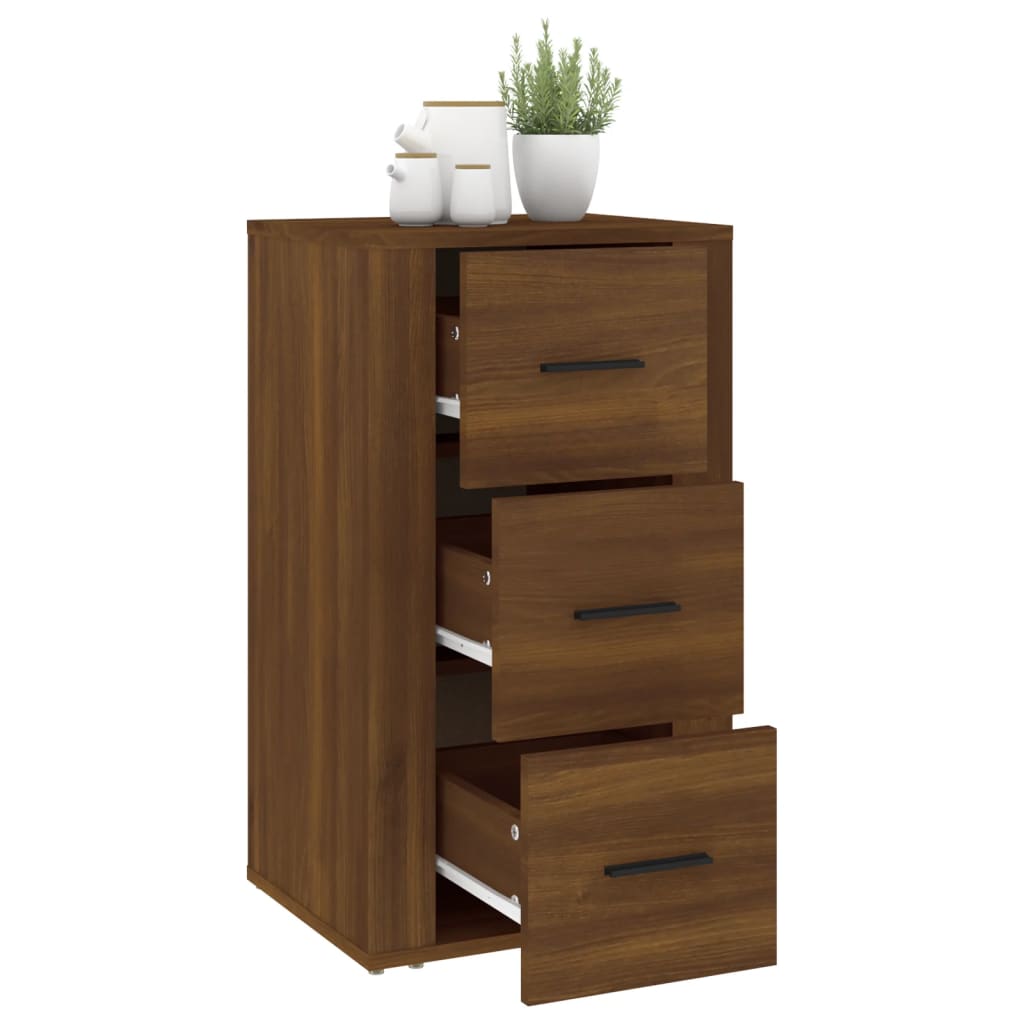 Buffet Chêne marron 40x33x70 cm Bois d'ingénierie - XIOS