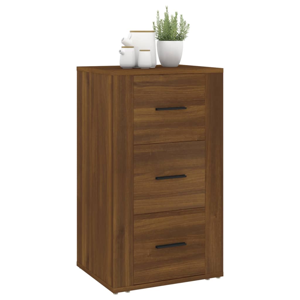 Buffet Chêne marron 40x33x70 cm Bois d'ingénierie - XIOS