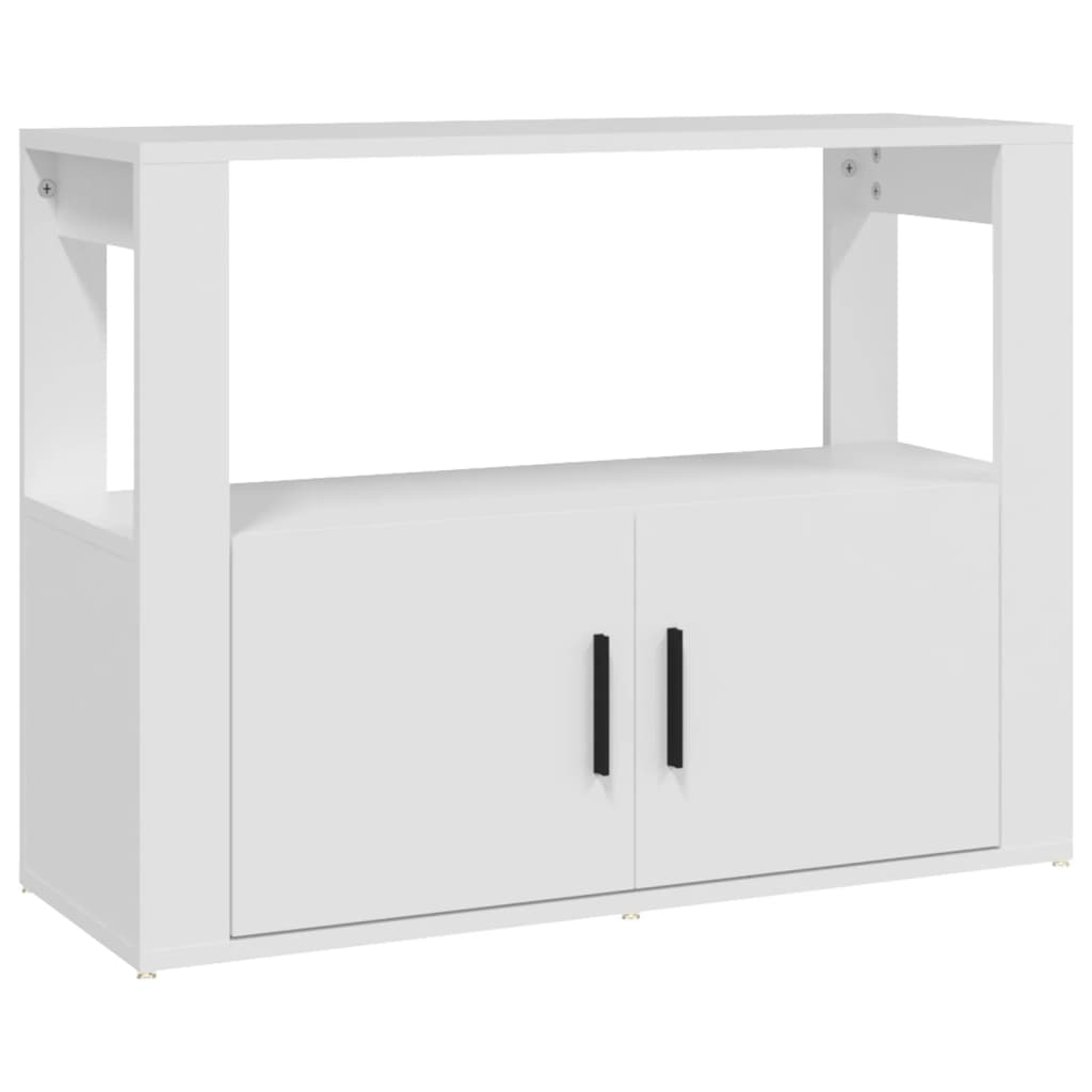 Buffet Blanc 80x30x60 cm Bois d'ingénierie - XIOS