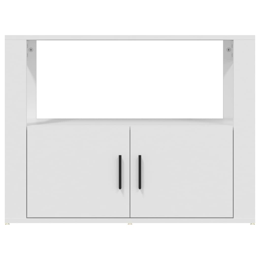 Buffet Blanc 80x30x60 cm Bois d'ingénierie - XIOS