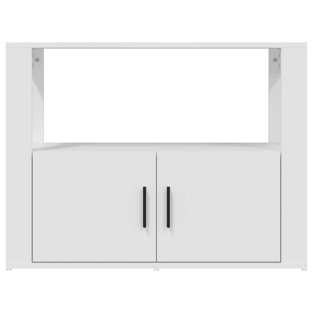 Buffet Blanc 80x30x60 cm Bois d'ingénierie - XIOS