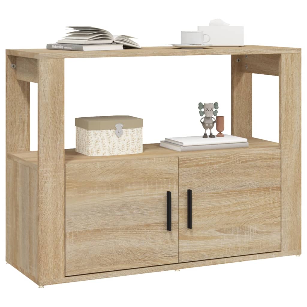 Buffet Chêne sonoma 80x30x60 cm Bois d'ingénierie - XIOS