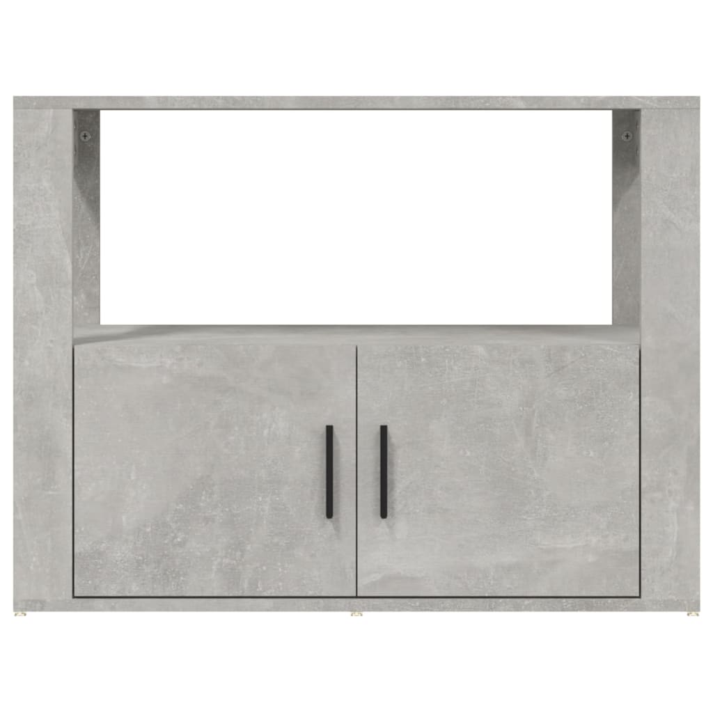 Buffet Gris béton 80x30x60 cm Bois d'ingénierie - XIOS