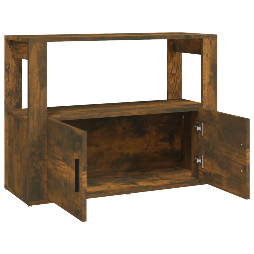 Buffet Chêne fumé 80x30x60 cm Bois d'ingénierie - XIOS