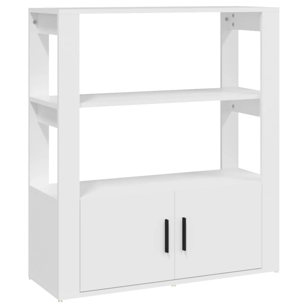 Buffet Blanc 80x30x90 cm Bois d'ingénierie - XIOS