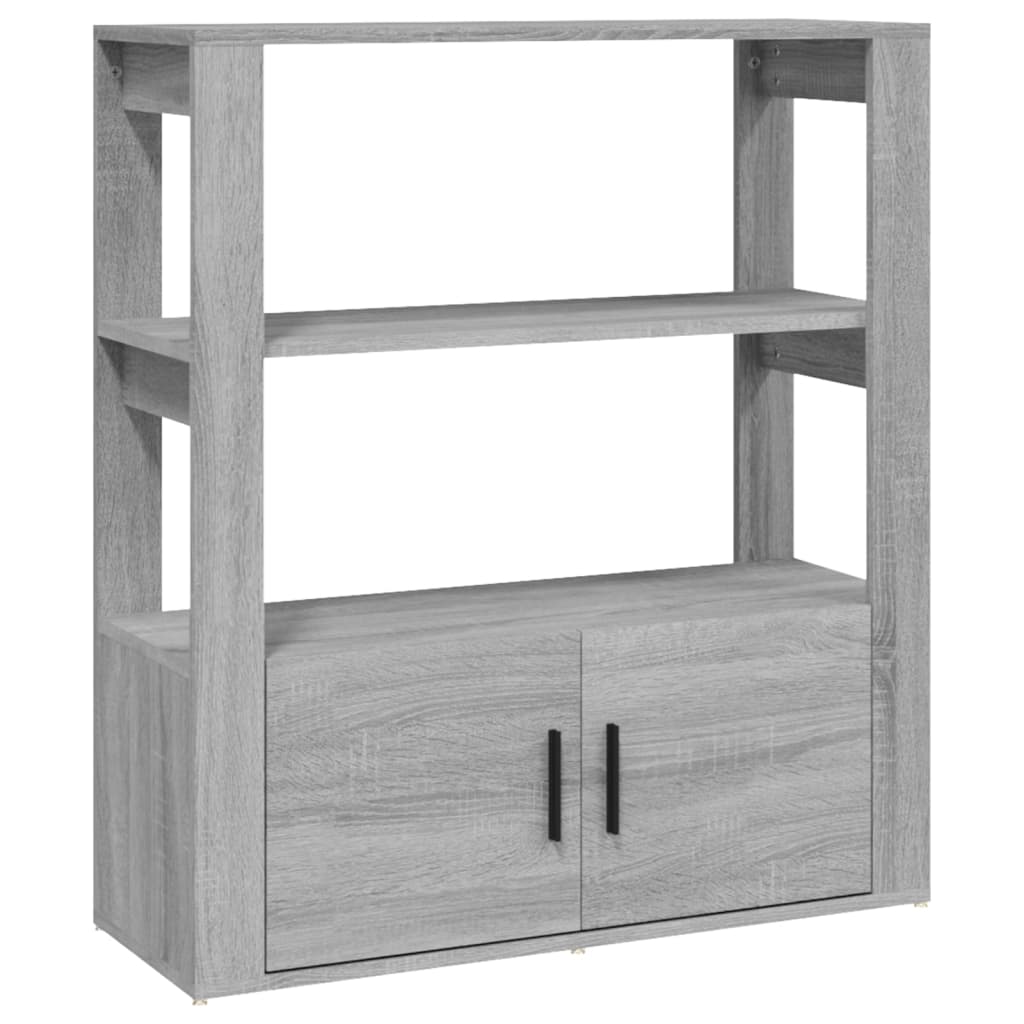 Buffet Sonoma gris 80x30x90 cm Bois d'ingénierie - XIOS