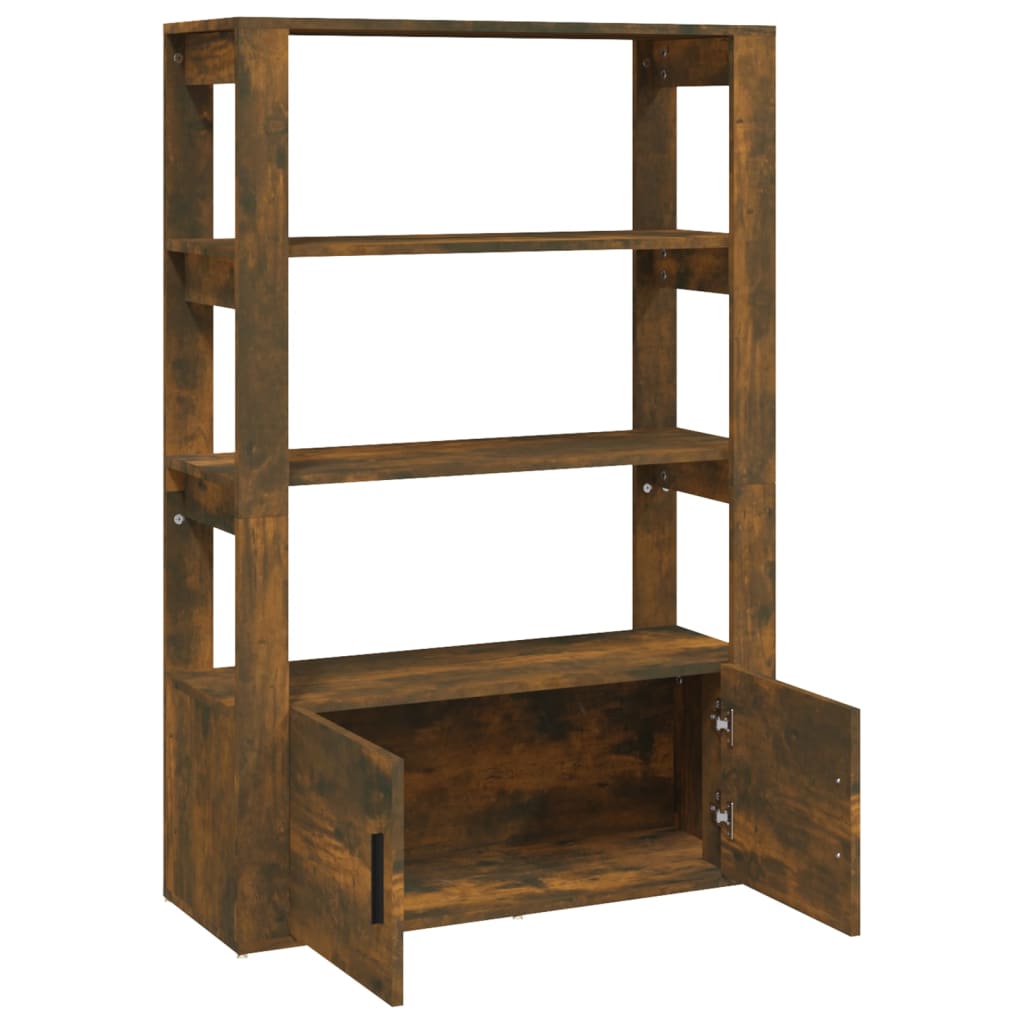 Buffet Chêne fumé 80x30x119,5 cm Bois d'ingénierie - XIOS