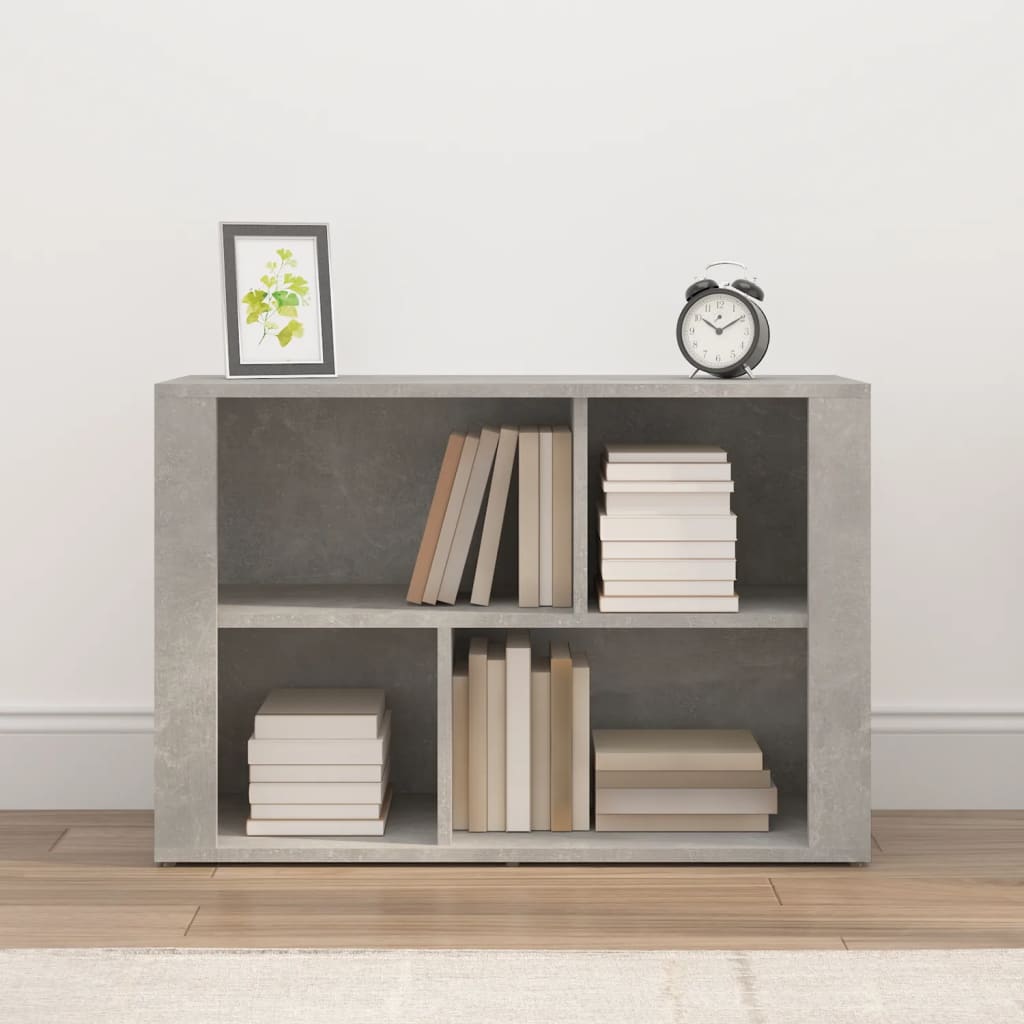 Buffet Gris béton 80x30x54 cm Bois d'ingénierie - XIOS