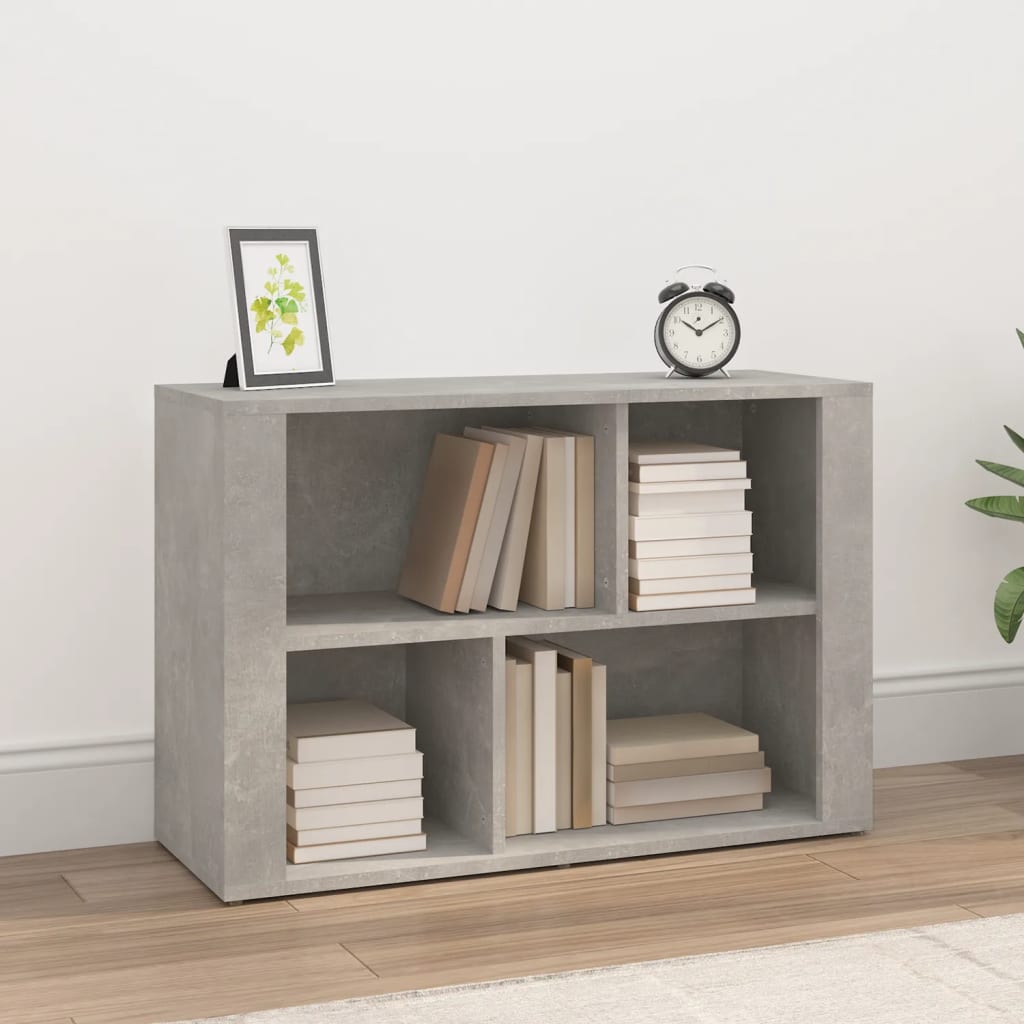 Buffet Gris béton 80x30x54 cm Bois d'ingénierie - XIOS