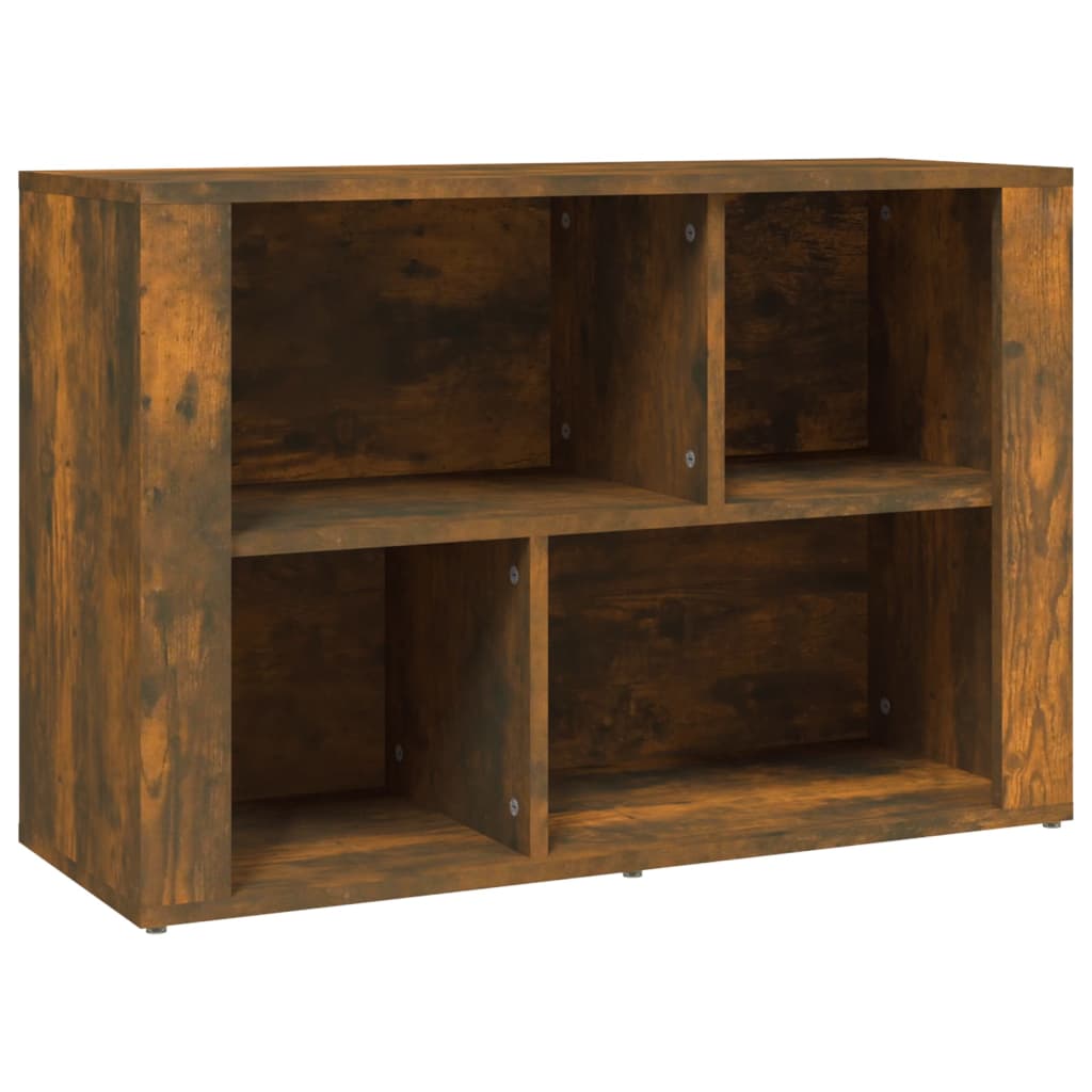 Buffet Chêne fumé 80x30x54 cm Bois d'ingénierie