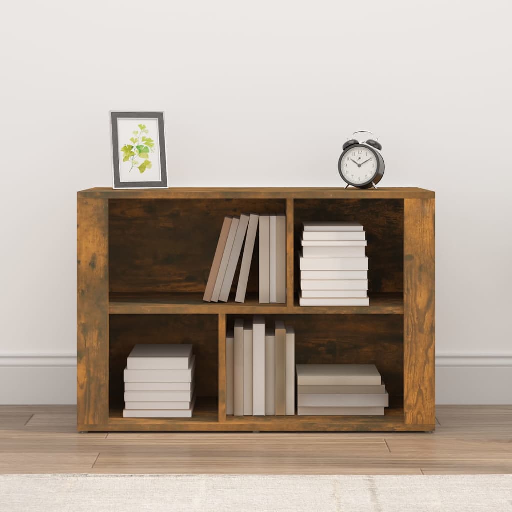 Buffet Chêne fumé 80x30x54 cm Bois d'ingénierie