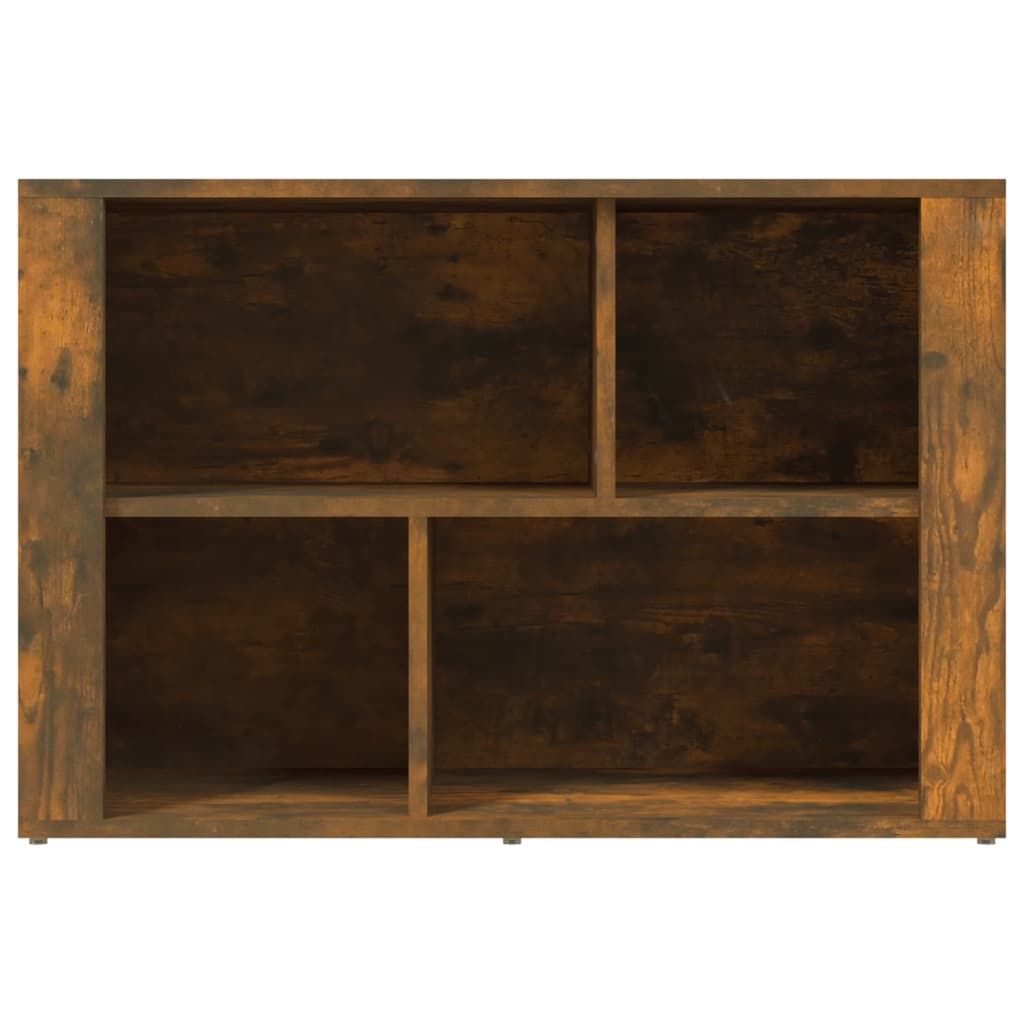 Buffet Chêne fumé 80x30x54 cm Bois d'ingénierie