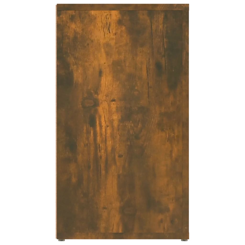 Buffet Chêne fumé 80x30x54 cm Bois d'ingénierie