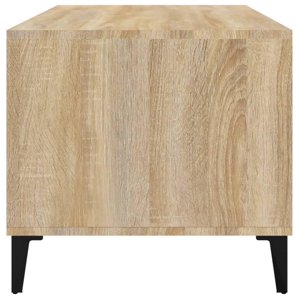 Table basse Chêne sonoma 90x49x45 cm Bois d'ingénierie - XIOS