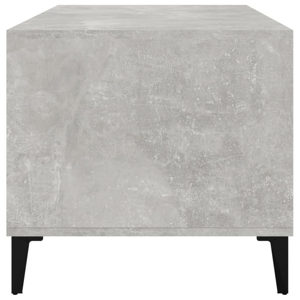 Table basse Gris béton 90x49x45 cm Bois d'ingénierie - XIOS