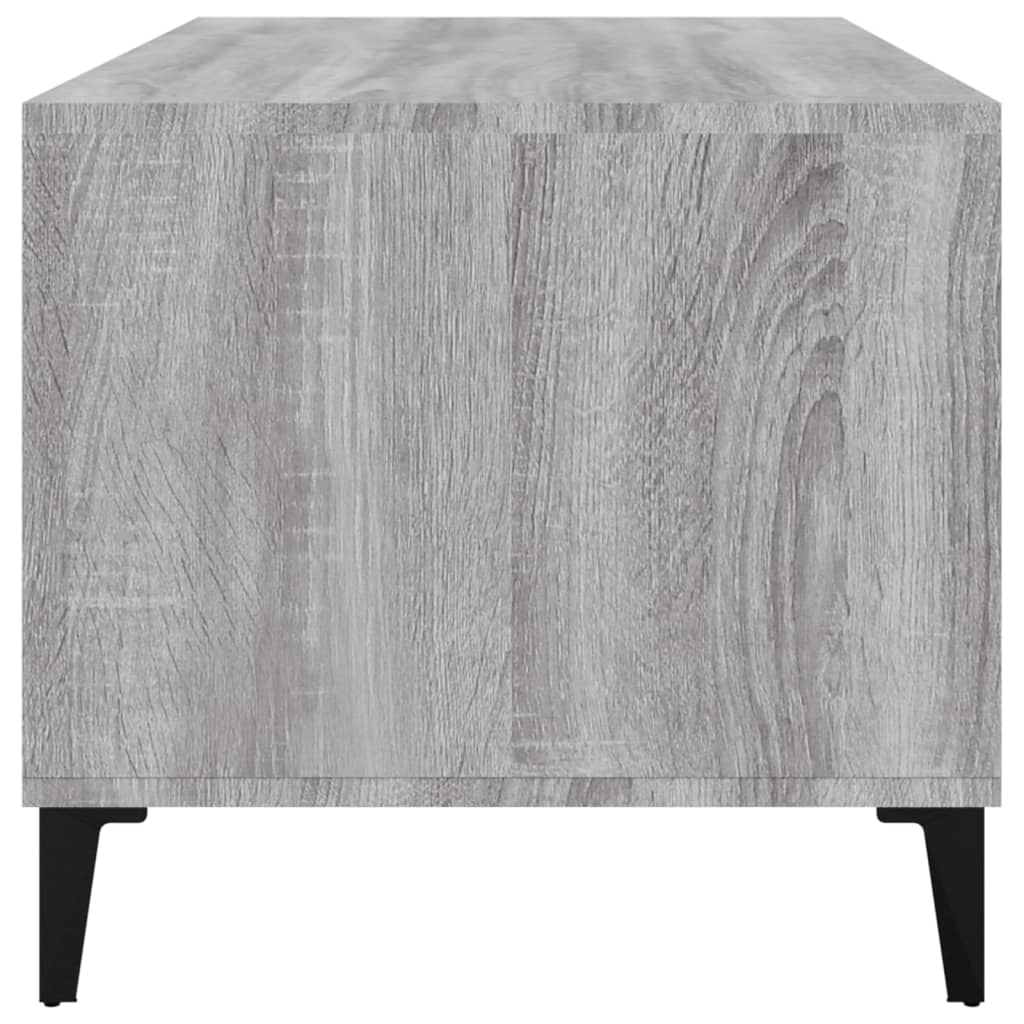 Table basse Sonoma gris 90x49x45 cm Bois d'ingénierie - XIOS