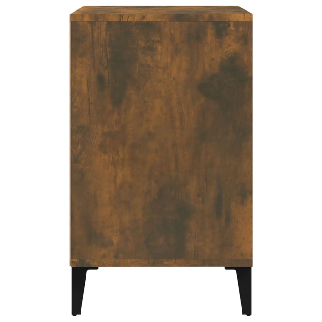 Armoire à chaussures Chêne fumé 102x36x60 cm Bois d'ingénierie - XIOS