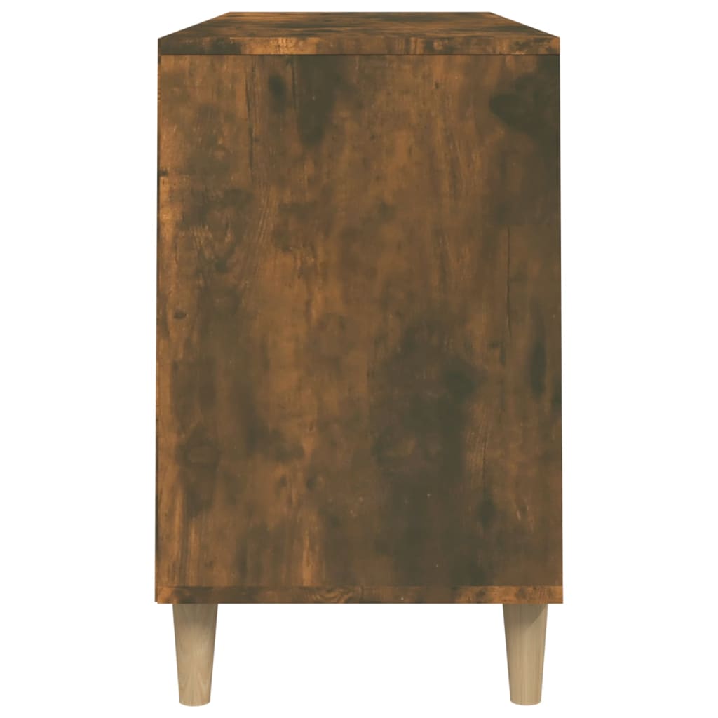 Armoire à chaussures Chêne fumé 102x36x60 cm Bois d'ingénierie - XIOS