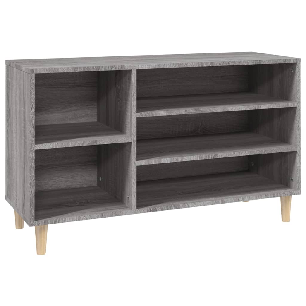 Armoire à chaussures Sonoma gris 102x36x60 cm Bois d'ingénierie - XIOS