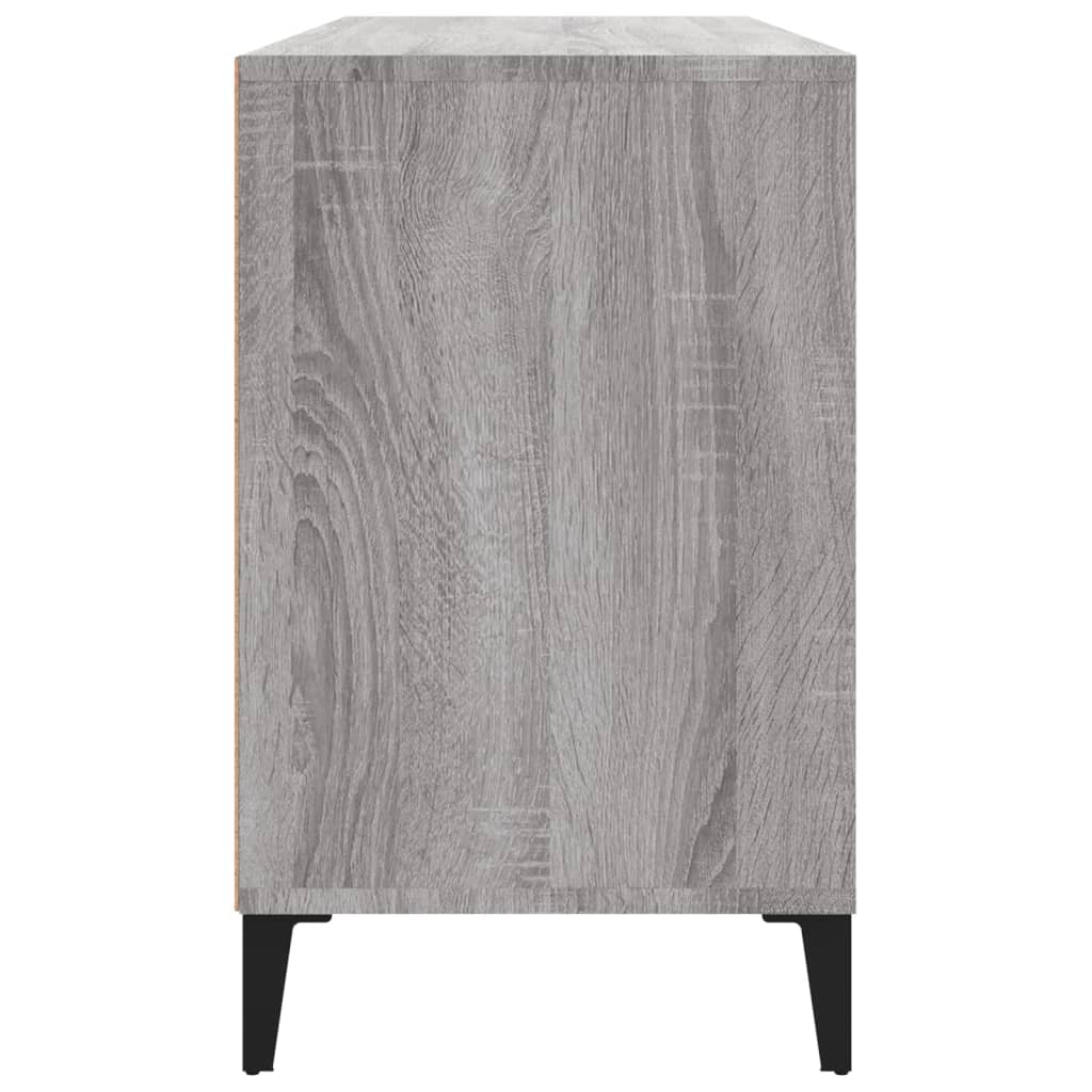 Armoire à chaussures Sonoma gris 102x36x60 cm Bois d'ingénierie - XIOS