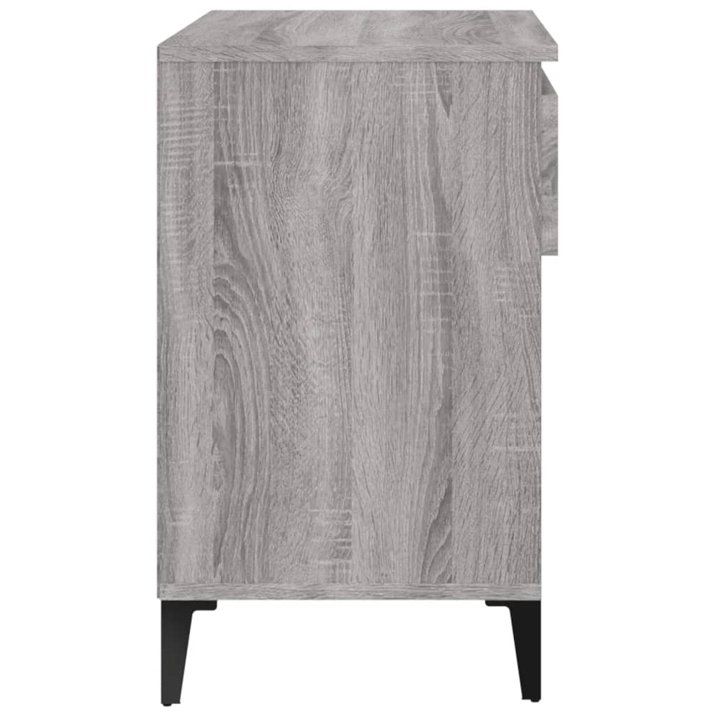 Armoire à chaussures Sonoma gris 70x36x60 cm Bois d'ingénierie - XIOS