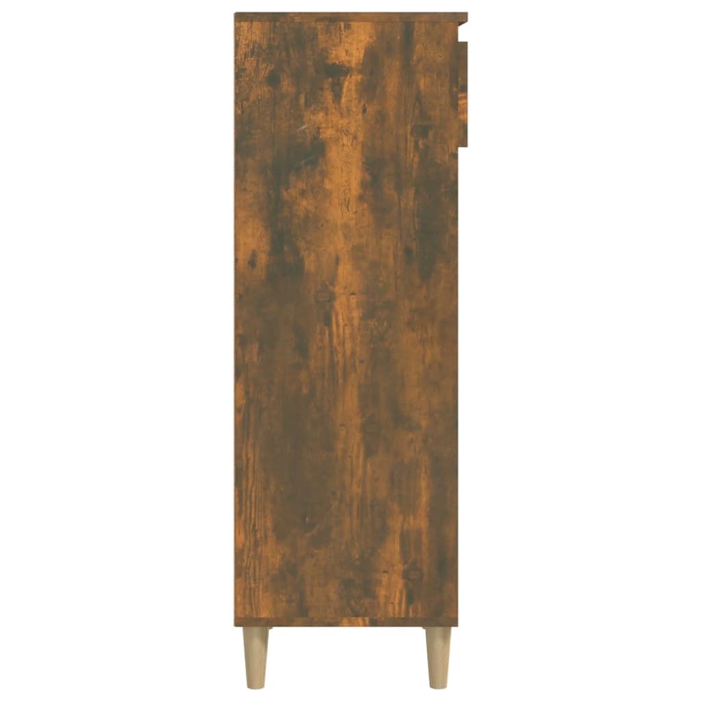 Armoire à chaussures Chêne fumé 40x36x105 cm Bois d'ingénierie - XIOS