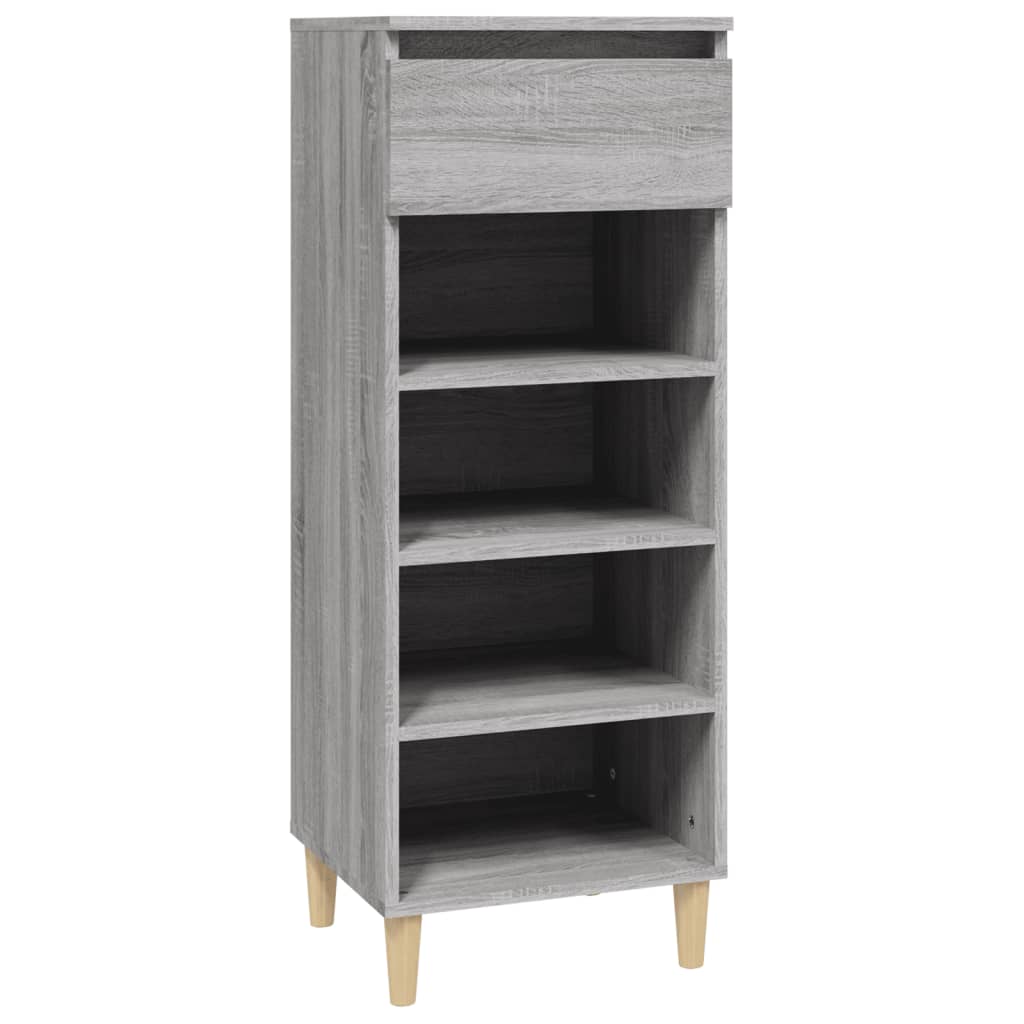 Armoire à chaussures Sonoma gris 40x36x105 cm Bois d'ingénierie - XIOS