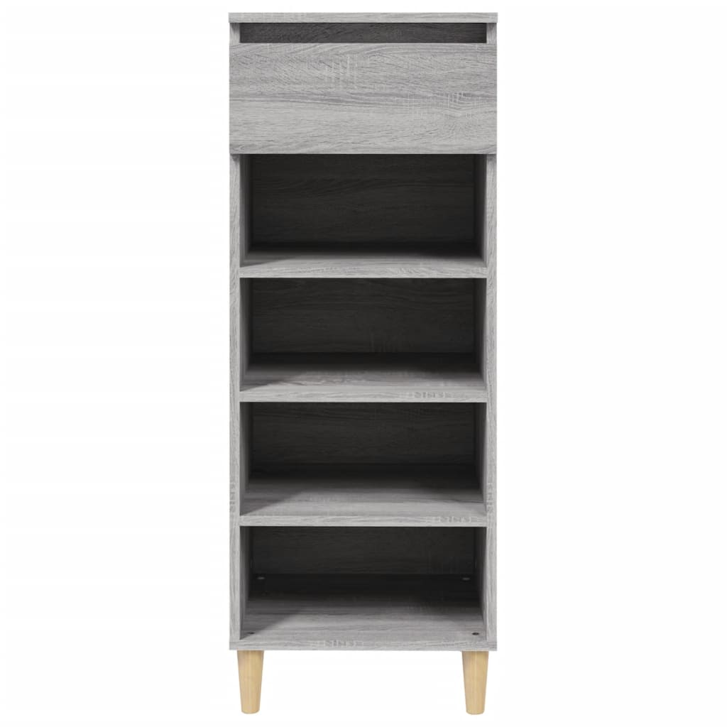 Armoire à chaussures Sonoma gris 40x36x105 cm Bois d'ingénierie - XIOS
