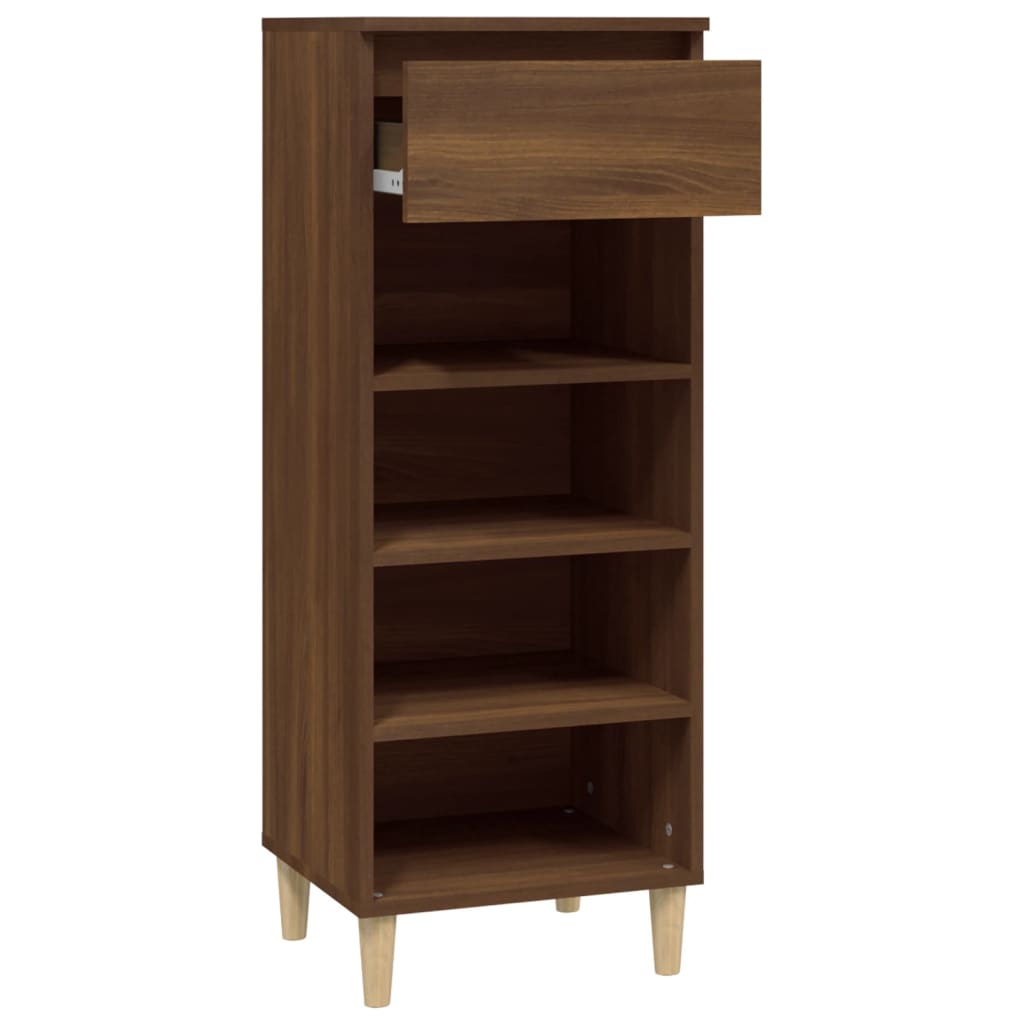 Armoire à chaussures Chêne marron 40x36x105cm Bois d'ingénierie - XIOS