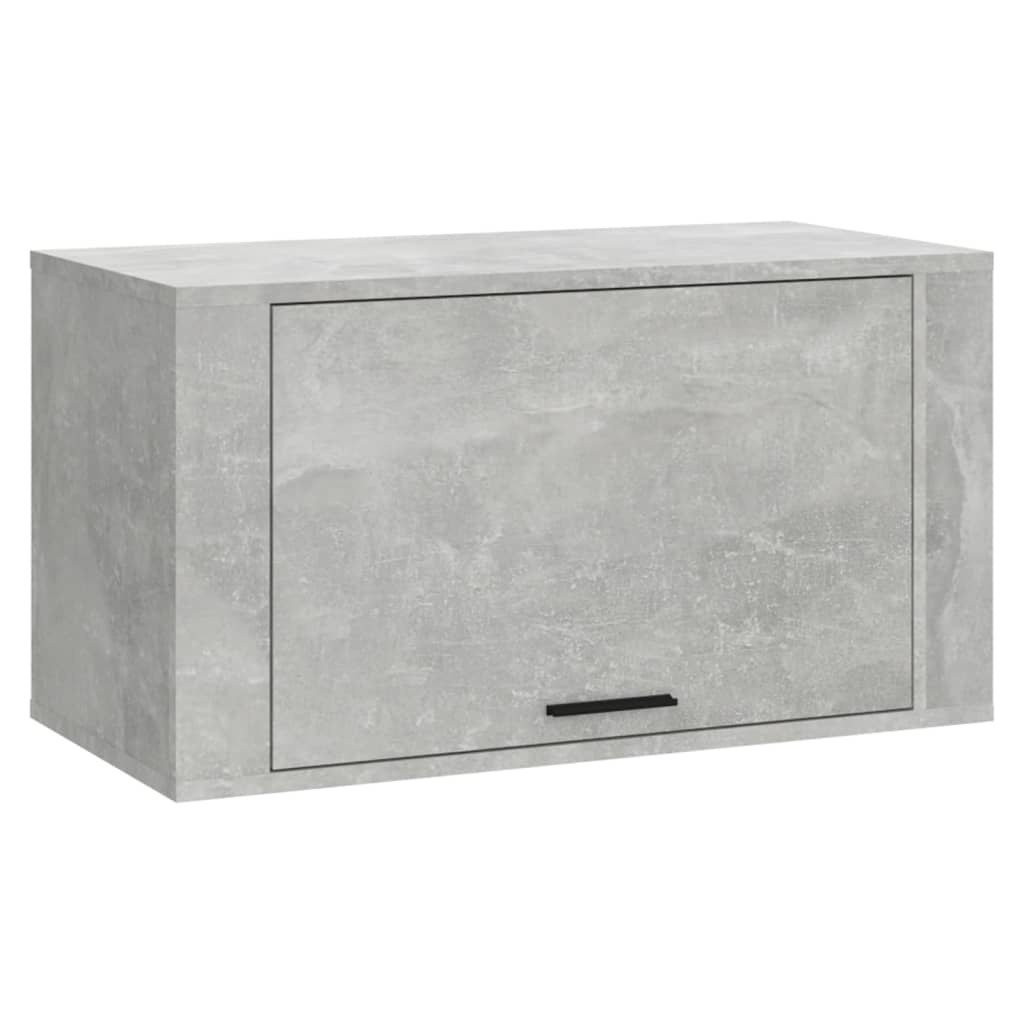 Armoire à chaussures murale Gris béton 70x35x38 cm - XIOS