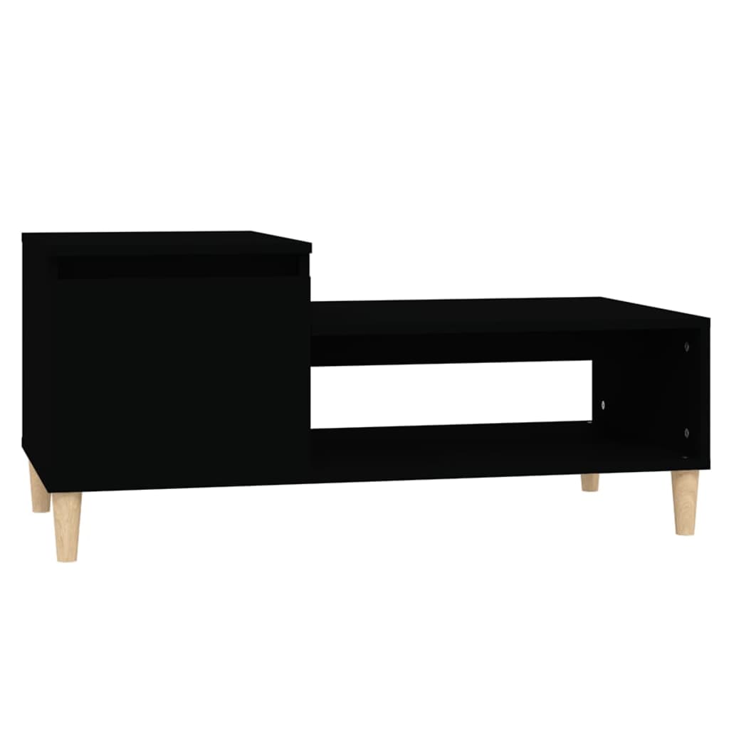 Table basse Noir 100x50x45 cm Bois d'ingénierie - XIOS