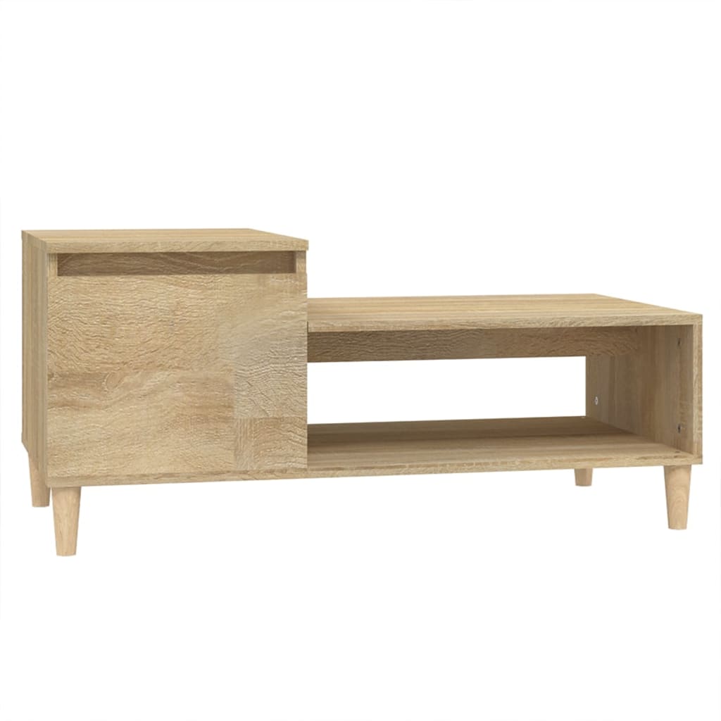 Table basse Chêne sonoma 100x50x45 cm Bois d'ingénierie - XIOS
