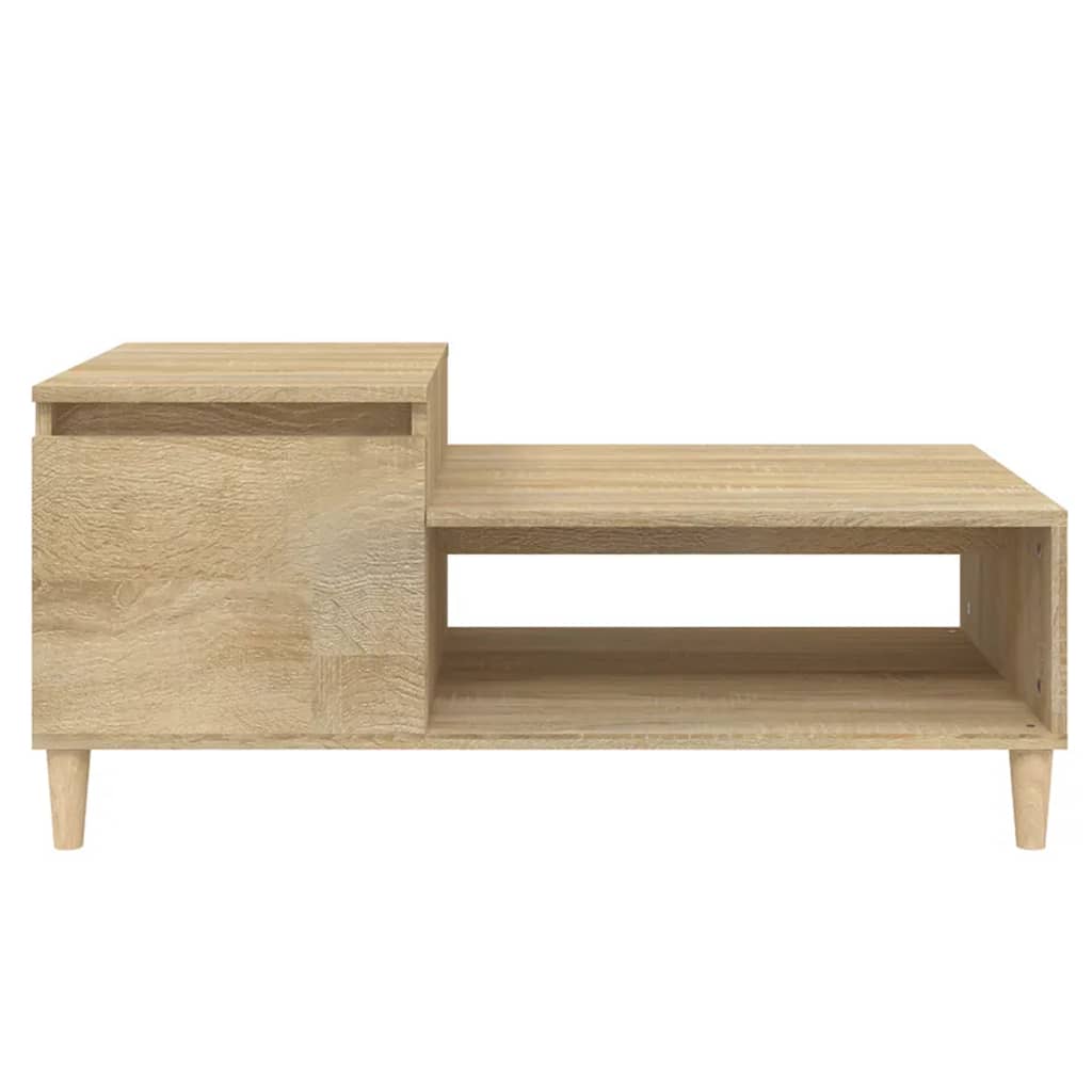 Table basse Chêne sonoma 100x50x45 cm Bois d'ingénierie - XIOS
