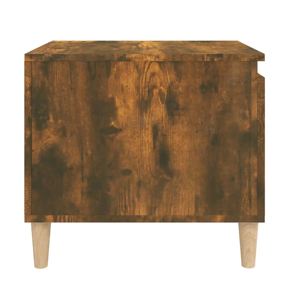 Table basse Chêne fumé 100x50x45 cm Bois d'ingénierie - XIOS