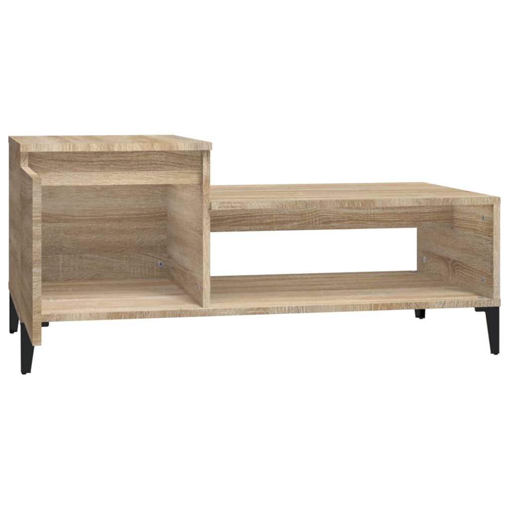 Table basse Chêne sonoma 100x50x45 cm Bois d'ingénierie - XIOS