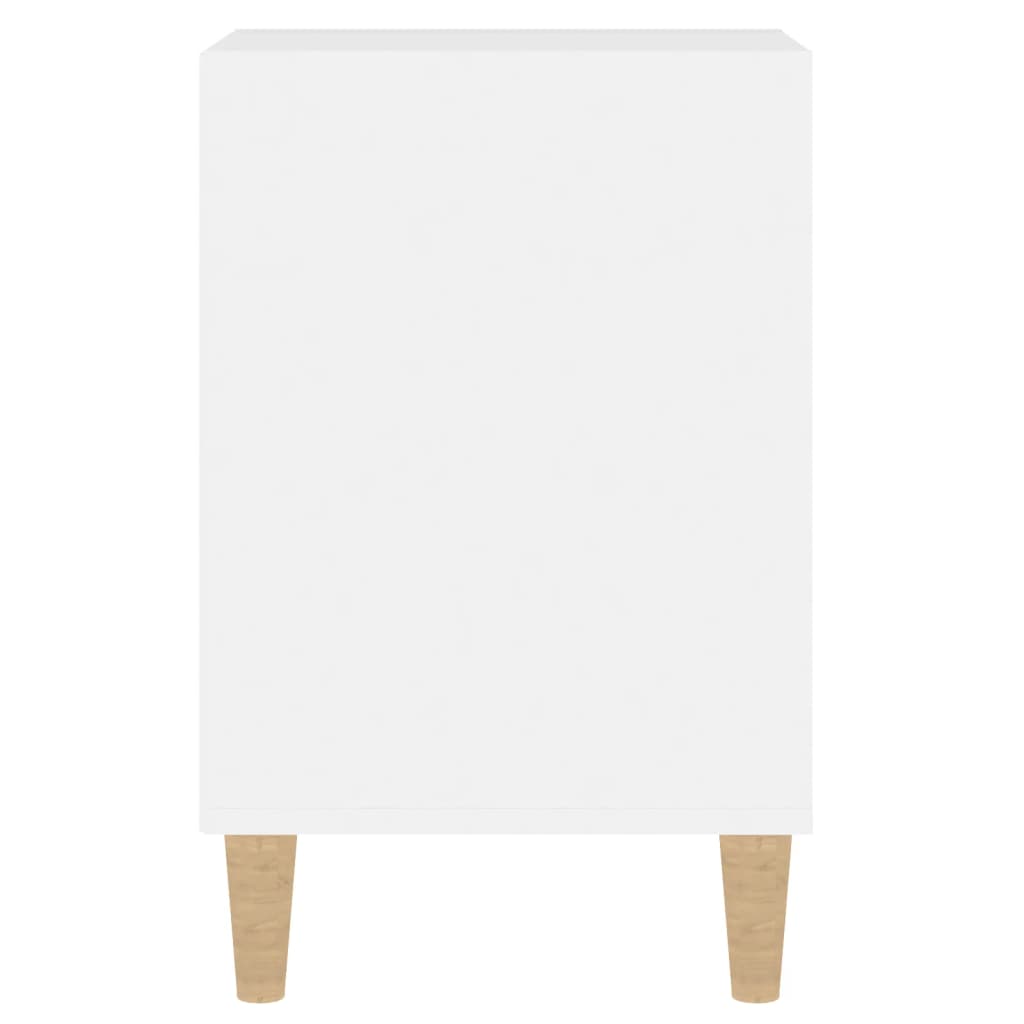 Meuble TV Blanc brillant 100x35x55 cm Bois d'ingénierie - XIOS