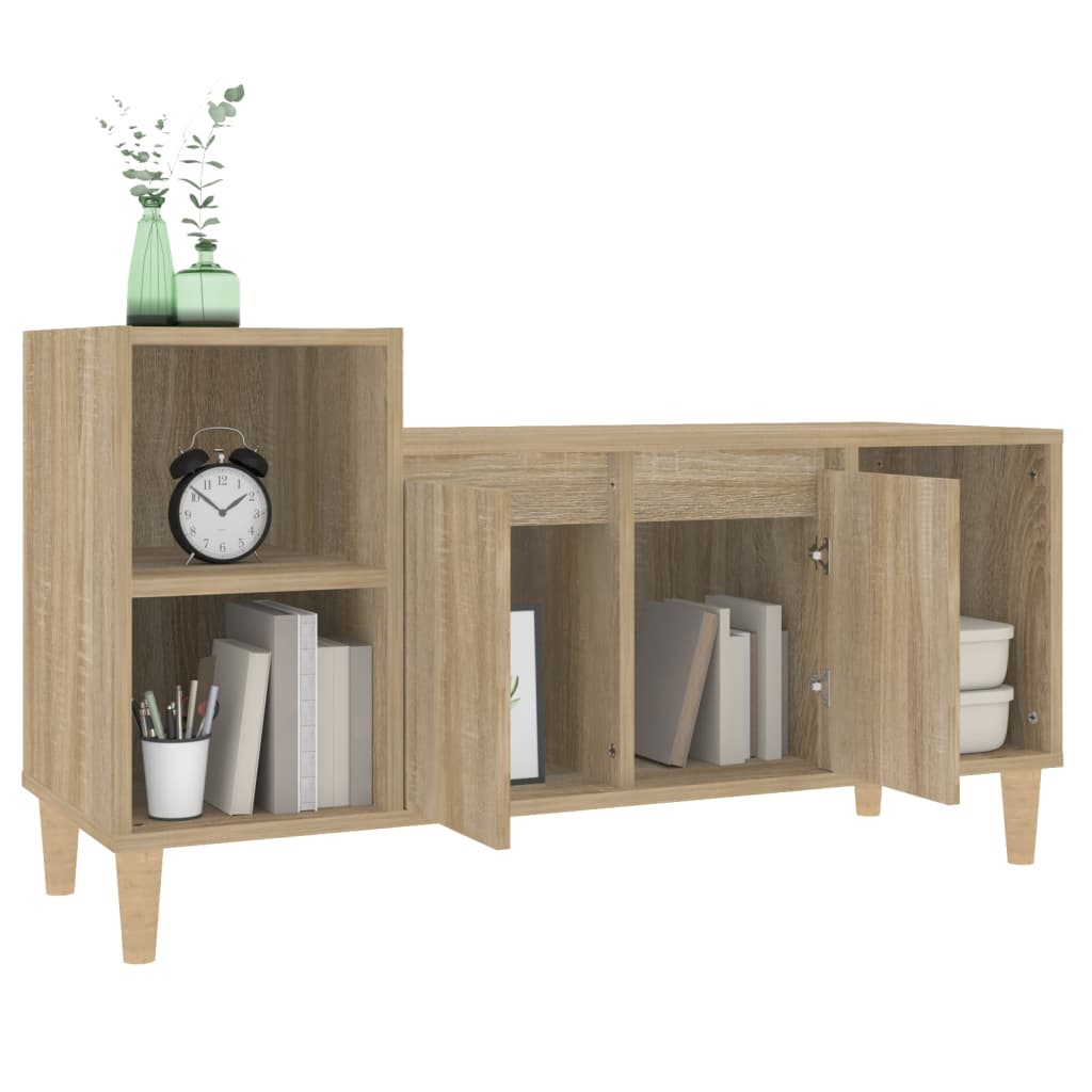 Meuble TV Chêne sonoma 100x35x55 cm Bois d'ingénierie - XIOS