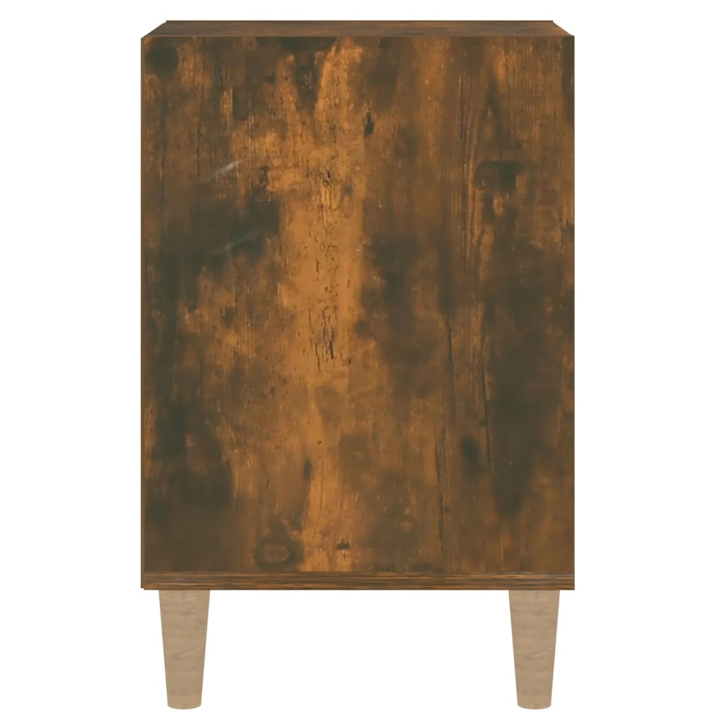 Meuble TV Chêne fumé 100x35x55 cm Bois d'ingénierie - XIOS