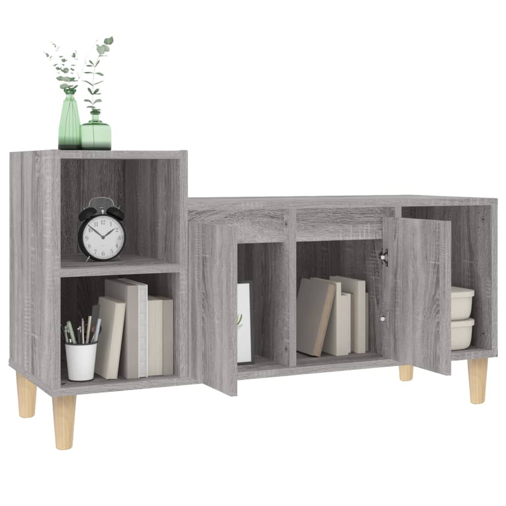 Meuble TV Sonoma gris 100x35x55 cm Bois d'ingénierie - XIOS