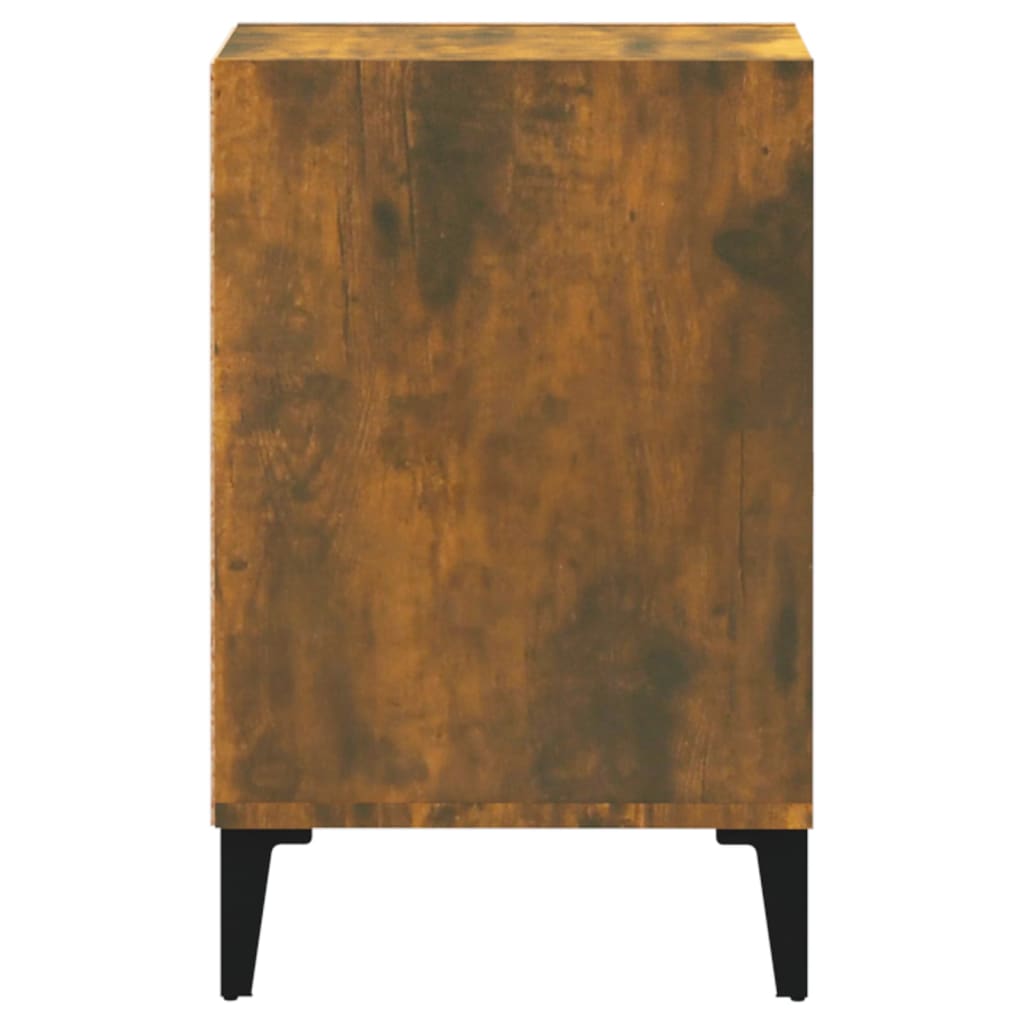 Meuble TV Chêne fumé 100x35x55 cm Bois d'ingénierie - XIOS