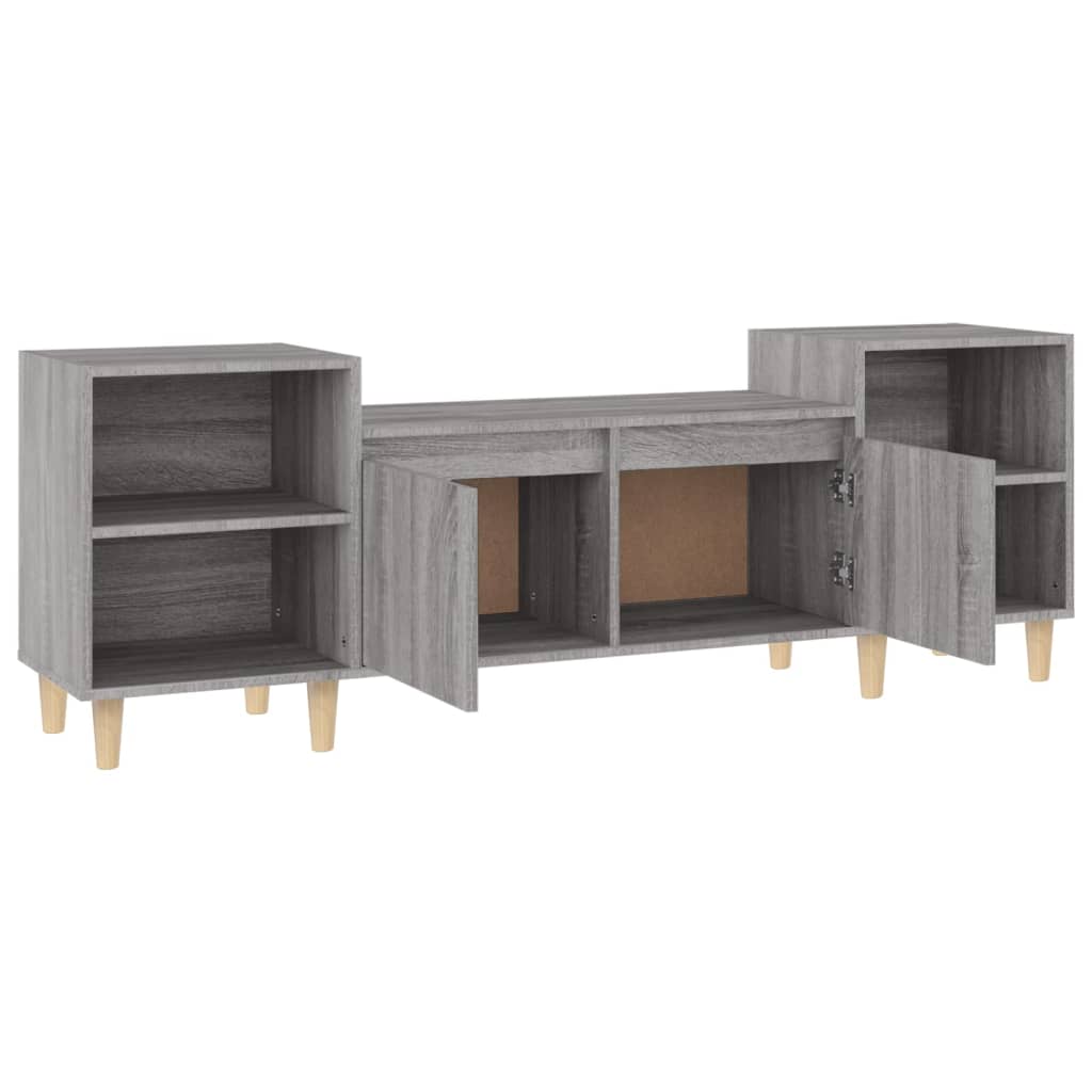 Meuble TV Sonoma gris 160x35x55 cm Bois d'ingénierie - XIOS