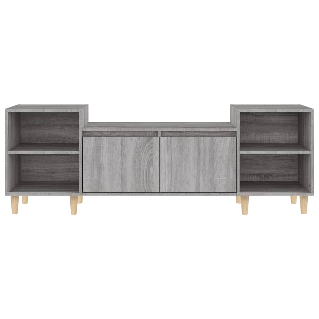 Meuble TV Sonoma gris 160x35x55 cm Bois d'ingénierie - XIOS
