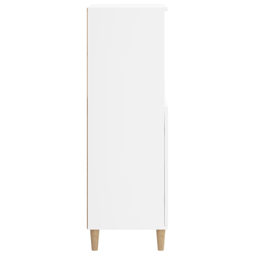 Buffet haut Blanc 60x36x110 cm Bois d'ingénierie - XIOS