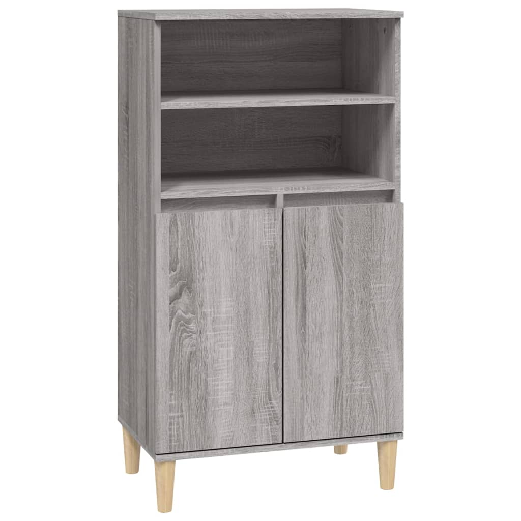 Buffet haut Sonoma gris 60x36x110 cm Bois d'ingénierie - XIOS